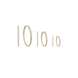 Stone Hoops Kit - Gold