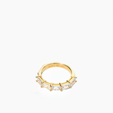 Half Baguette Ring Gold