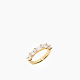 Half Baguette Ring Gold