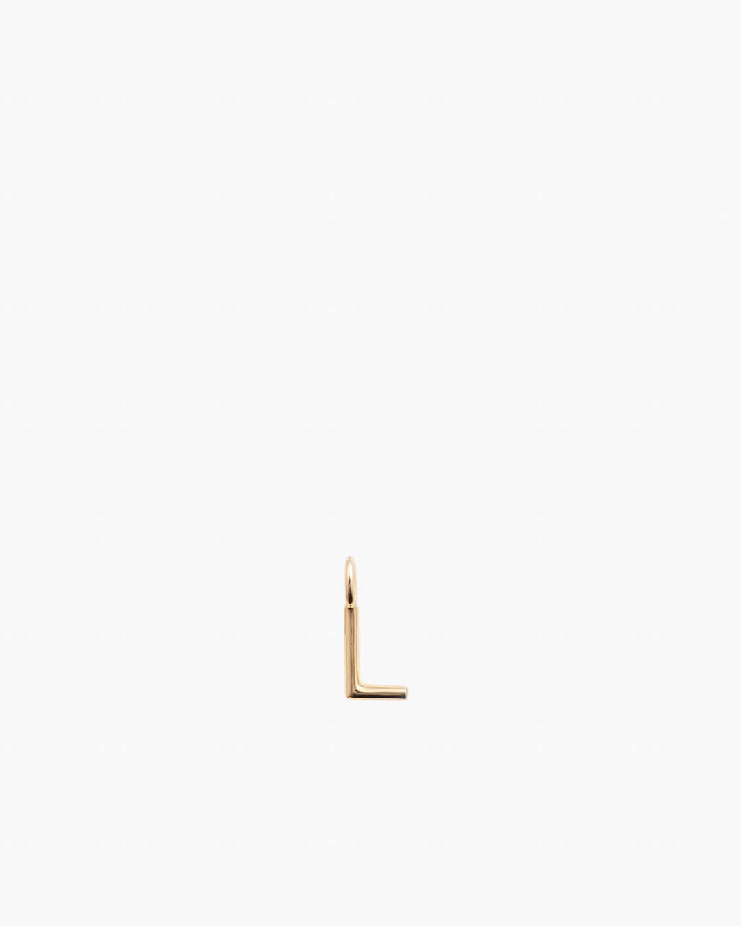 Letter Charm Gold