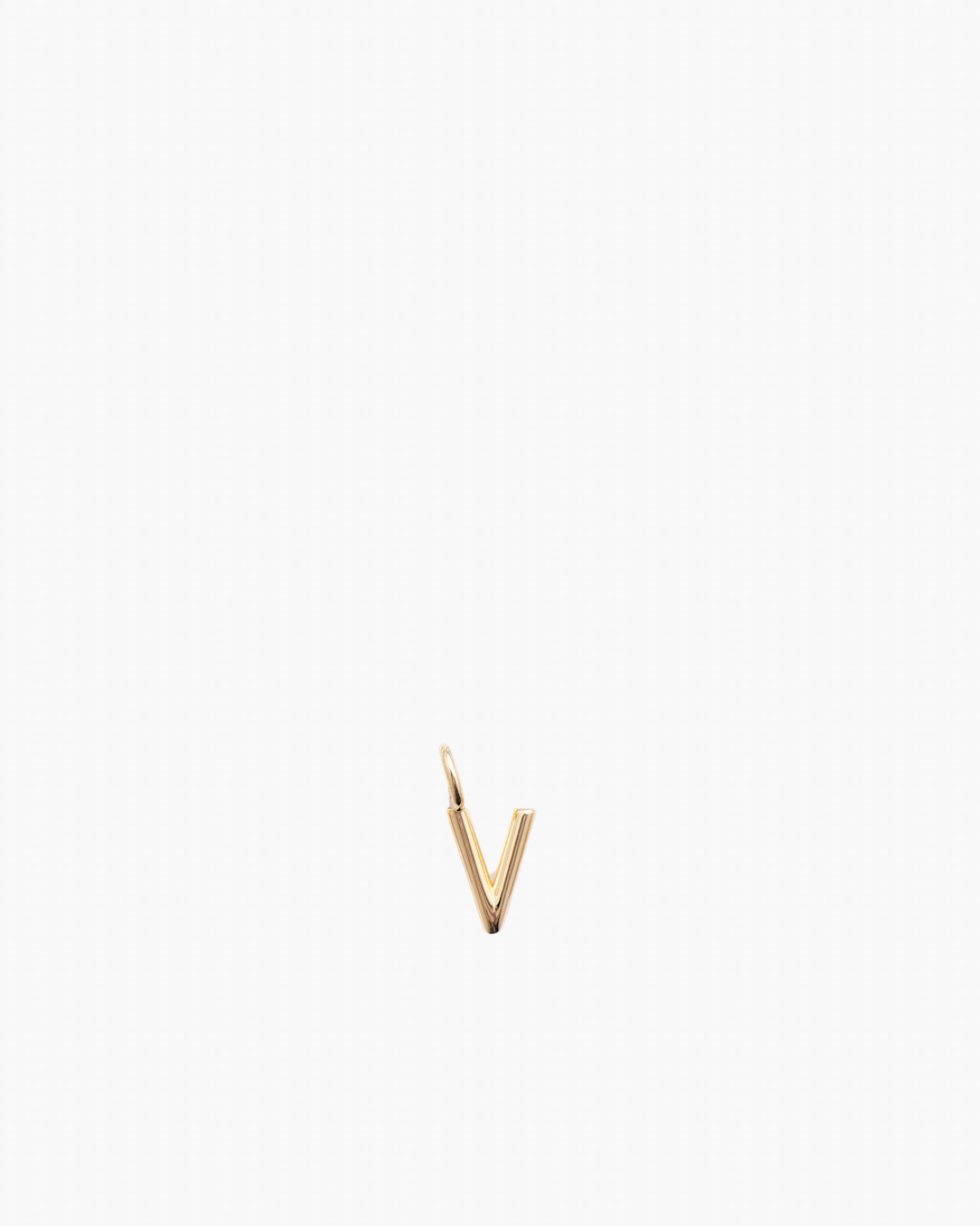 Letter Charm Gold