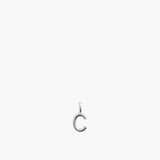Letter Charm Silver