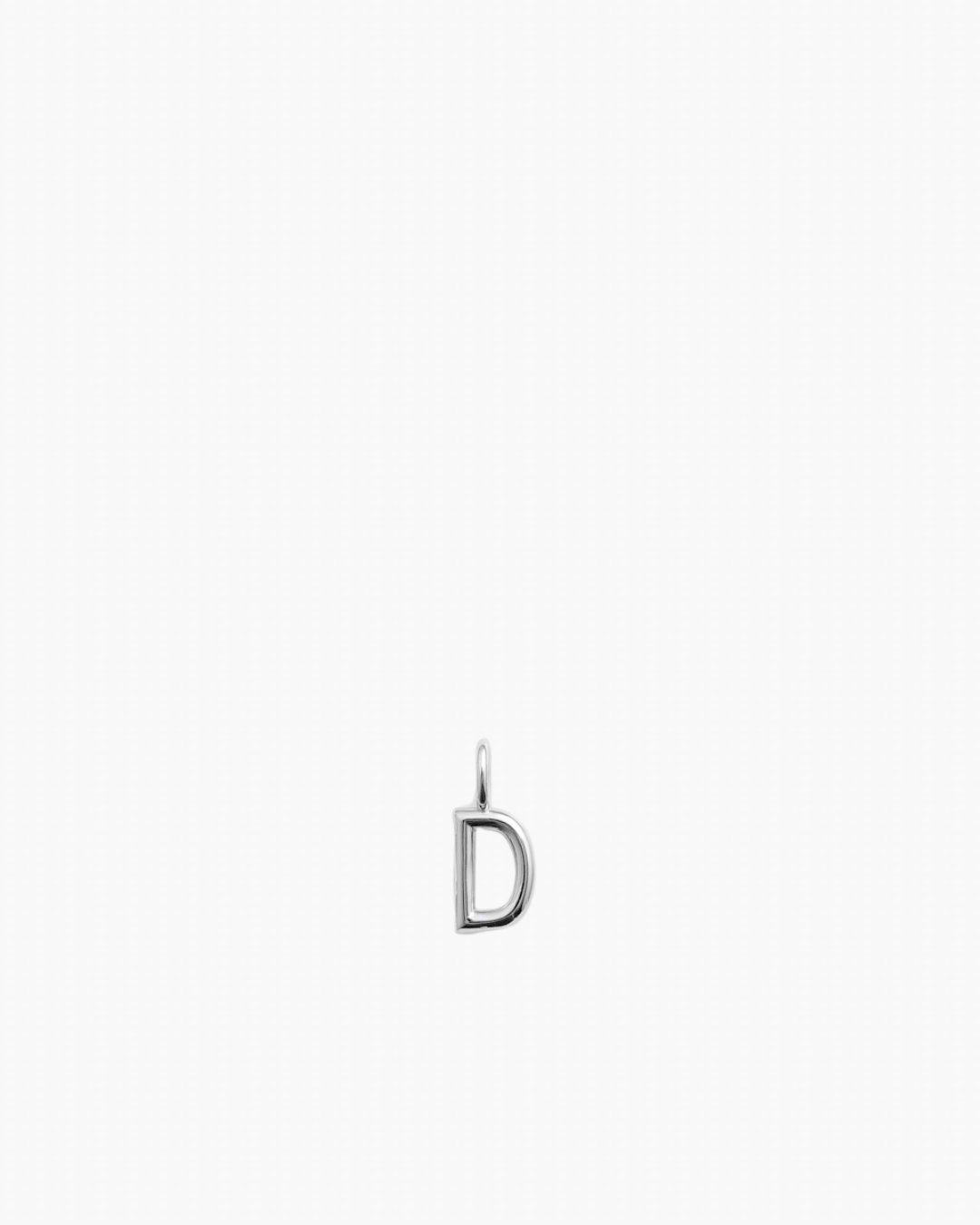 Letter Charm Silver