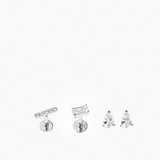 Labret and Stud Kit Silver