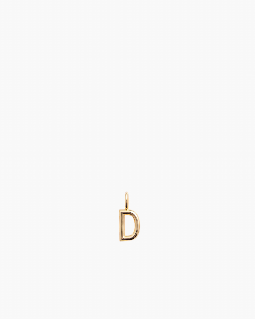 Letter Charm Gold