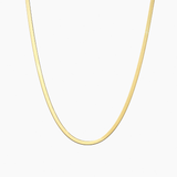 Herringbone Necklace Gold