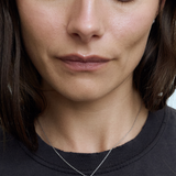 Solitaire Necklace Gold - 6 mm