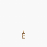 Letter Charm Gold
