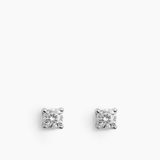 Stud Earrings Silver - 3 mm