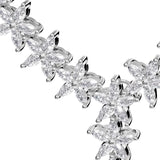 Flower Necklace Silver