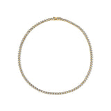 Bezel Necklace Gold