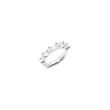 Half Baguette Ring Silver