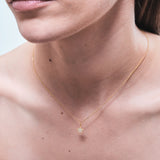 Star Pavé Necklace Gold