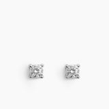 Stud Earrings Silver - 2 mm