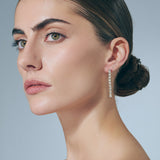 Emerald Cut Earrings Gold