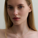 Pear Necklace Gold