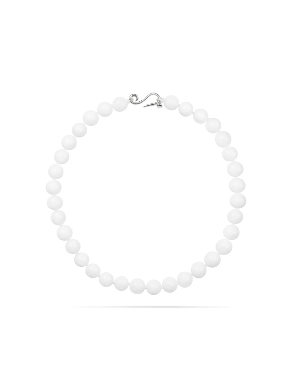White Bead Necklace ryhmässä Shop / Kaulakorut @ ANI (ANI-0125-13)