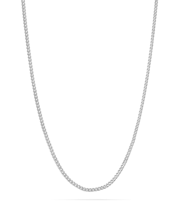 Flat Chain Silver - 47 cm ryhmässä Shop / Kaulakorut @ ANI (ANI-0125-30)
