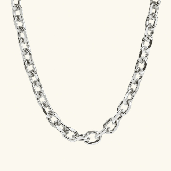 Chain Necklace Large Silver ryhmässä Shop / Kaulakorut @ ANI (ANI-0623-002)