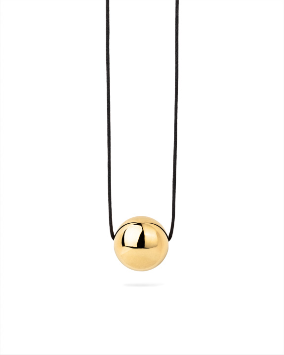 Orb Necklace Gold ryhmässä Shop / Kaulakorut @ ANI (ANI-0824-011)