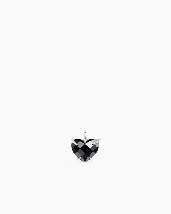 Black Heart Pendant Silver ryhmässä Shop / Kaulakorut @ ANI (ANI-0825-010)