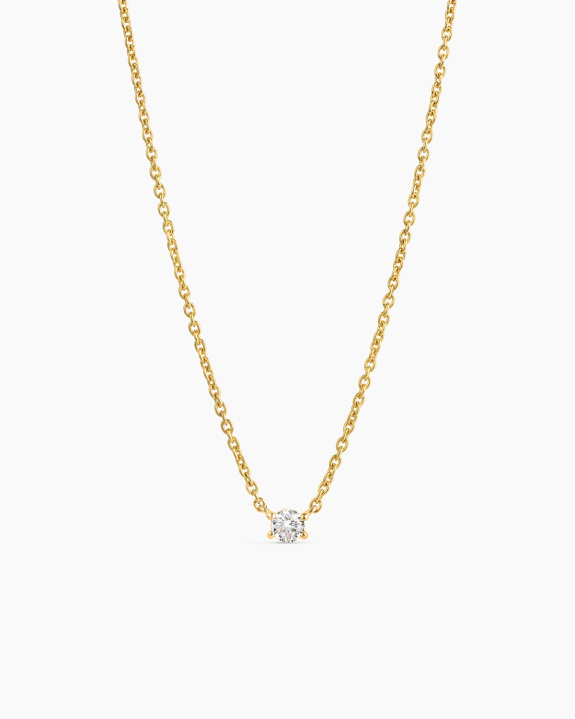 Solitaire Necklace Gold ryhmässä Shop / Kaulakorut @ ANI (ANI-0825-029)