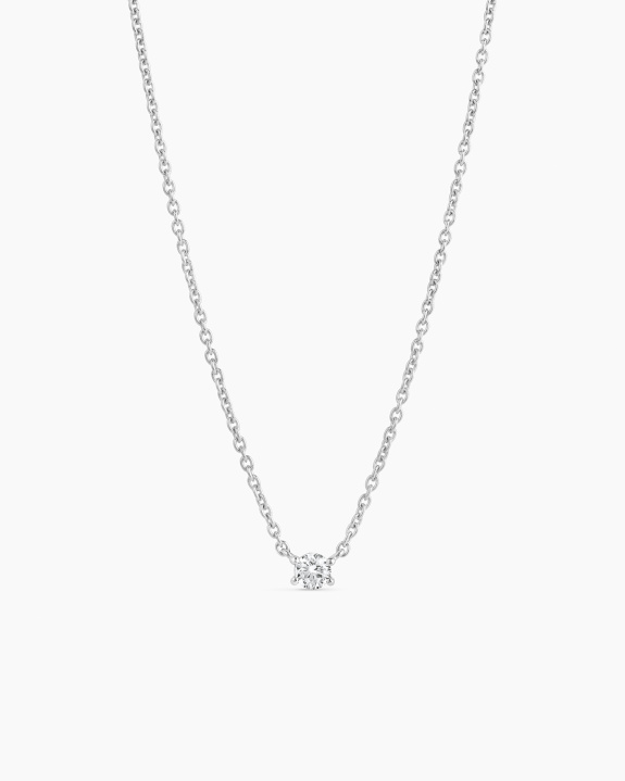 Solitaire Necklace Silver ryhmässä Shop / Kaulakorut @ ANI (ANI-0825-030)