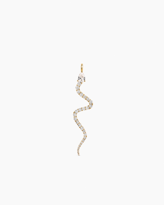 Serpente Pendant Gold ryhmässä Shop / Kaulakorut @ ANI (ANI-0825-047)