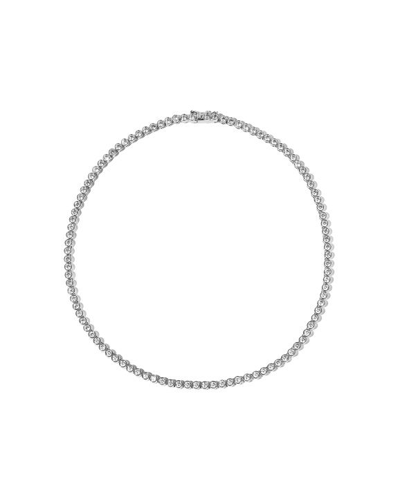 Bezel Necklace Silver ryhmässä Shop / Kaulakorut @ ANI (ANI-1024-020)