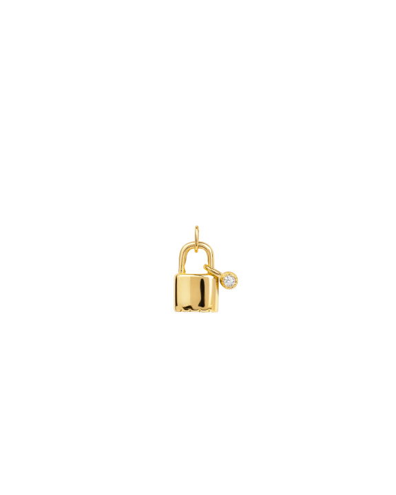 Lock Charm Gold ryhmässä Shop / Kaulakorut @ ANI (ANI-1124-05)