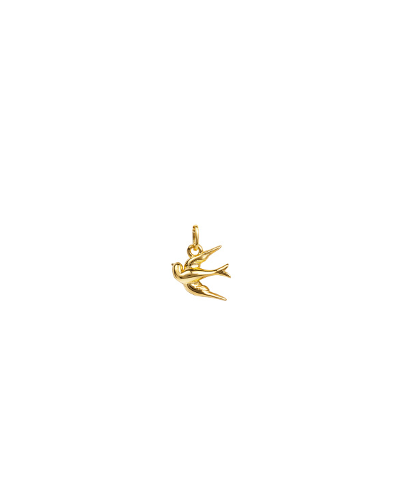 Swallow Charm Gold ryhmässä Shop / Kaulakorut @ ANI (ANI-1124-09)