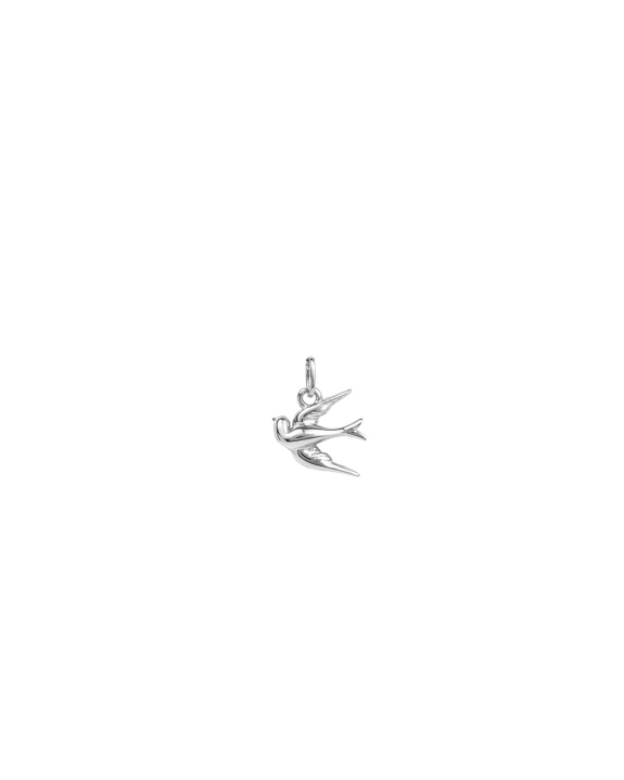 Swallow Charm Silver ryhmässä Collections / Charms @ ANI (ANI-1124-10)