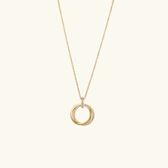 Dualité Pendant Necklace Gold ryhmässä Shop / Kaulakorut @ ANI (ANI-1223-031)