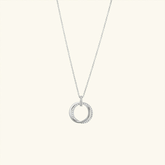 Dualité Pendant Necklace Silver ryhmässä Shop / Kaulakorut @ ANI (ANI-1223-032)