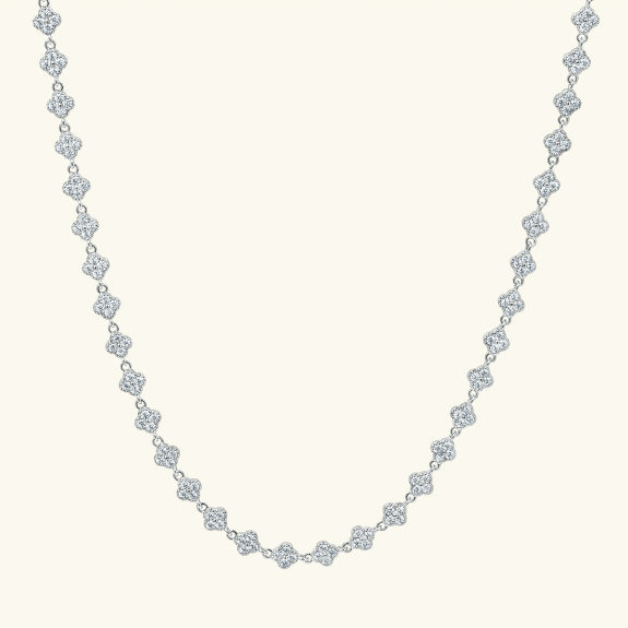 Blossom Necklace Silver ryhmässä Shop / Kaulakorut @ ANI (ANI-NE-01-002)