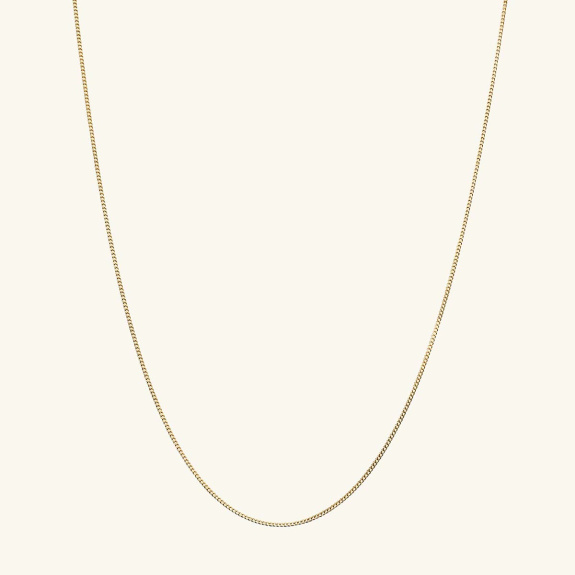 Thin Chain Necklace Gold - 45 cm ryhmässä Shop / Kaulakorut @ ANI (ANI628)