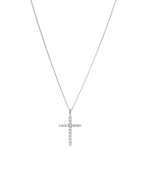 Cross Necklace Kit - Silver ryhmässä Shop / Kaulakorut @ ANI (ANI_SET_043)