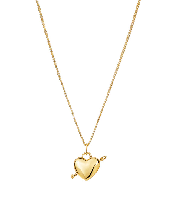 Heart Arrow Necklace Gold ryhmässä Shop / Kaulakorut @ ANI (ANI_SET_056)