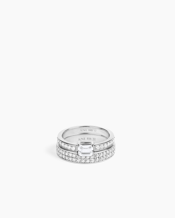 Aperto Pavé Kit - Silver ryhmässä Shop / Sormukset @ ANI (ANI_SET_073)