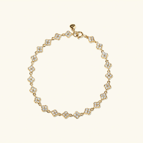 Blossom Bracelet Gold ryhmässä Shop / Rannekorut @ ANI (ANI_VA_034)
