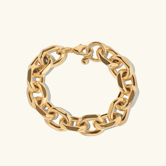 Chain Bracelet Large Gold ryhmässä Shop / Rannekorut @ ANI (ANI_VA_040)