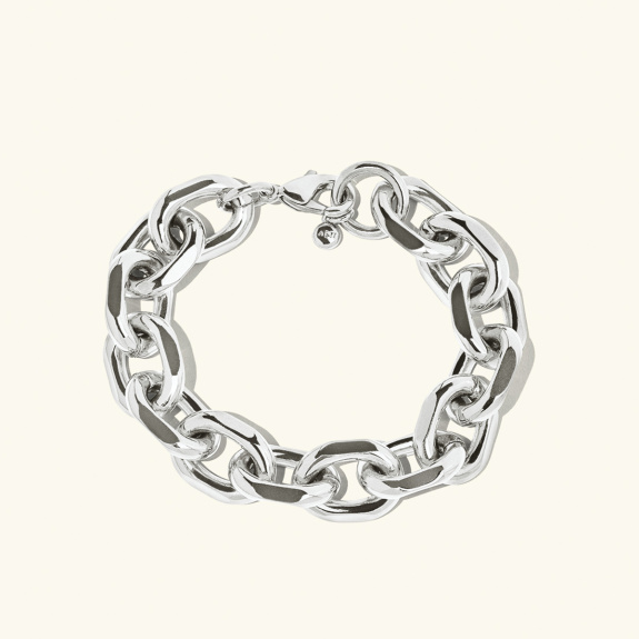 Chain Bracelet Large Silver ryhmässä Shop / Rannekorut @ ANI (ANI_VA_041)