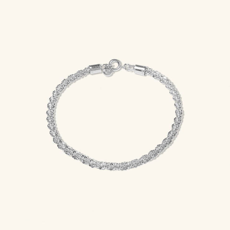 Thin Chain Necklace Silver - 60 cm