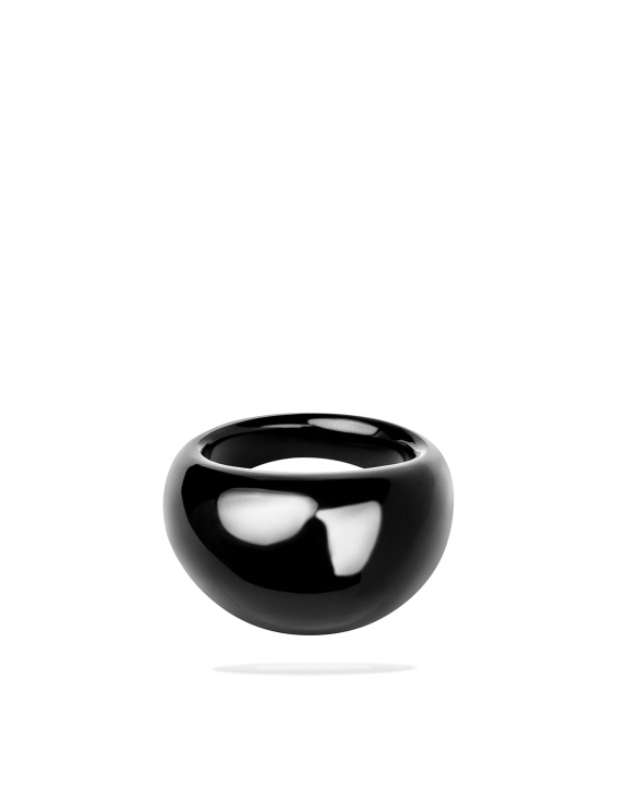 Yaki Ring Black ryhmässä Shop / Sormukset @ ANI (ANI_VA_089)
